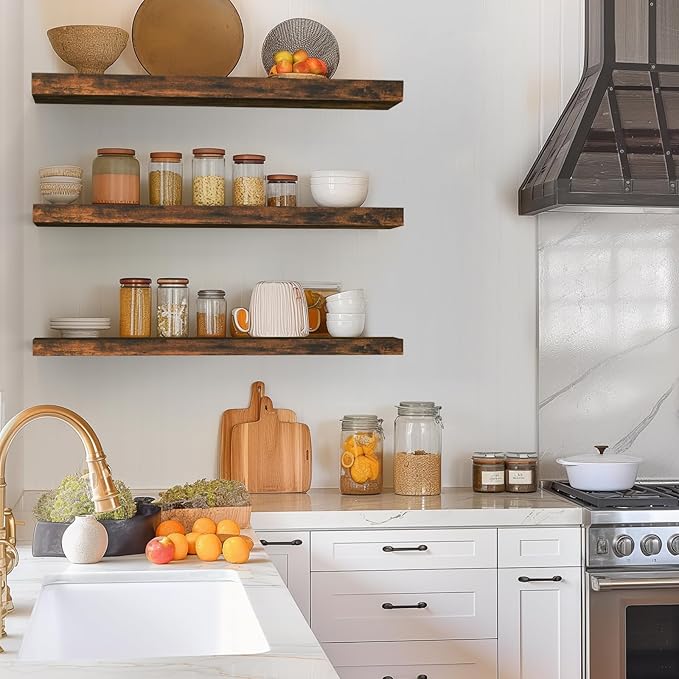 B. Rustic Brown - Americana Farmhouse Style