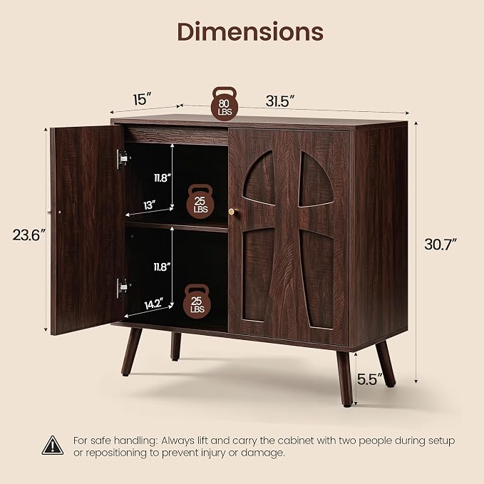 Dark Walnut 1pc