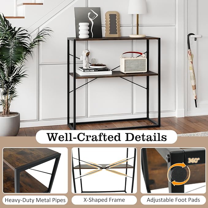 Rustic Brown & Black