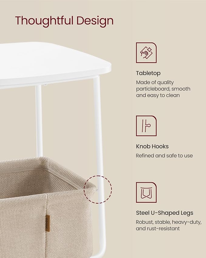 Matte White + Camel Brown