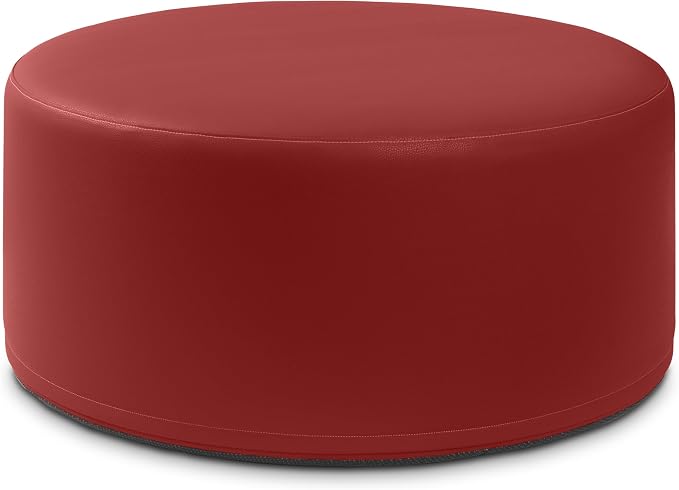 Faux Leather Crimson