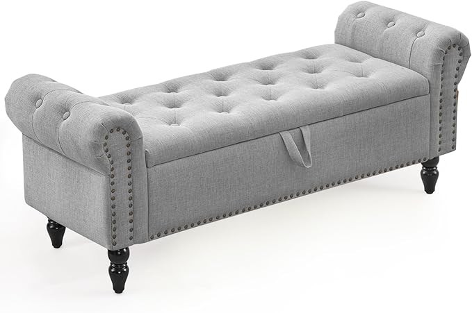 Faux Linen Light Grey