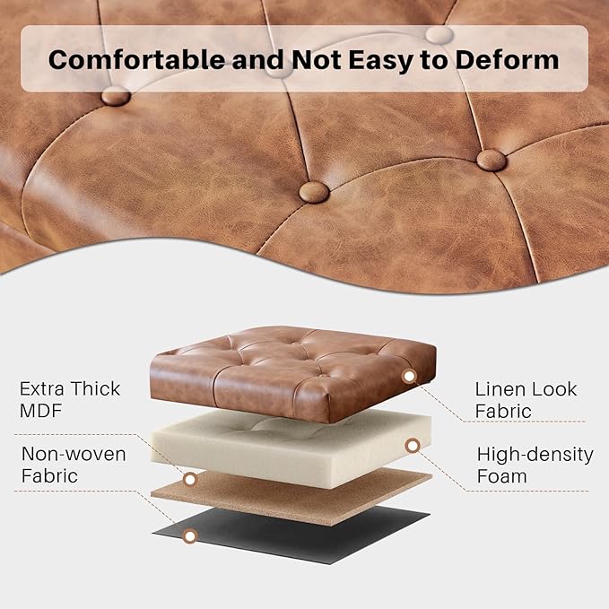 Brown - Faux Leather