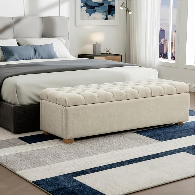 Storage Bench-beige