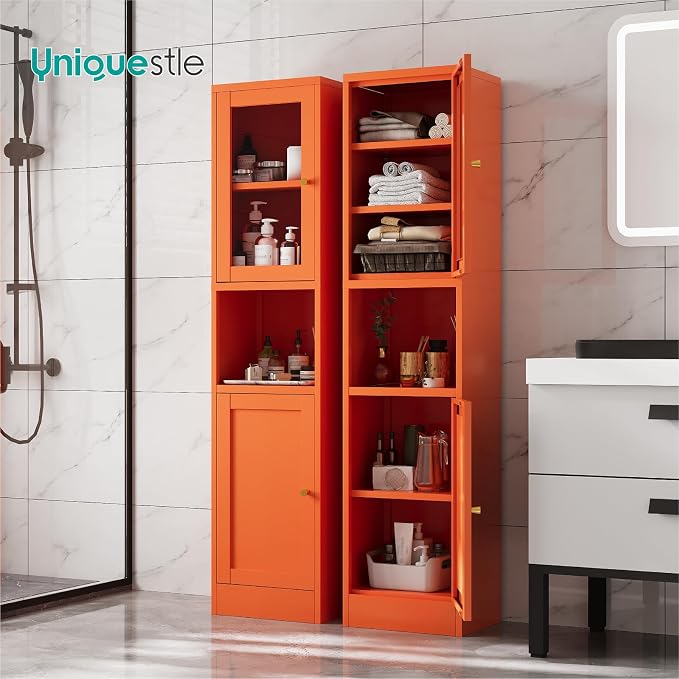 Orange-glass Door
