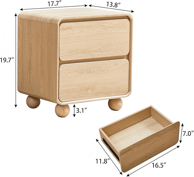 Natural Wood-2pcs