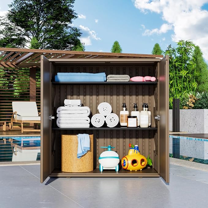 2 Shelves-black