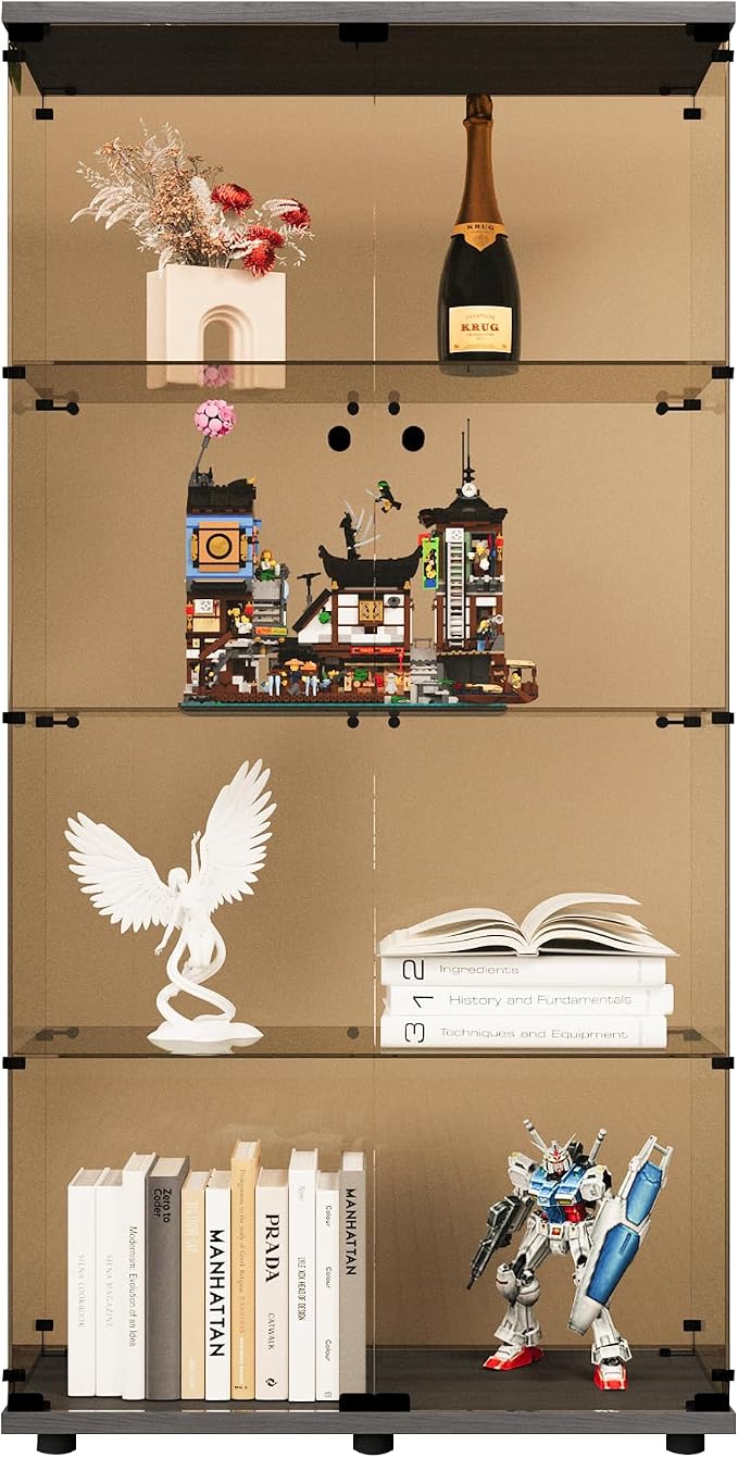 64.7'' 4-layer Double Door Tawny