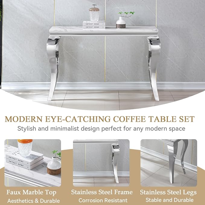 Silver-console Table