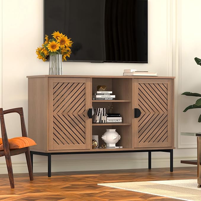 Wood-2 Doors & 3 Shelves