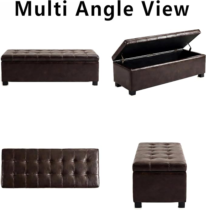 Faux Leather Brown