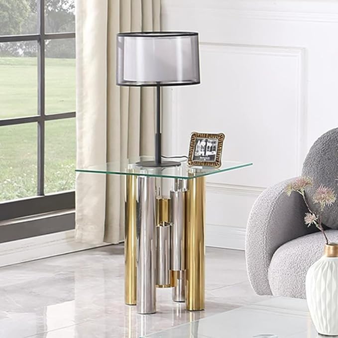 Gold Silver - End Table
