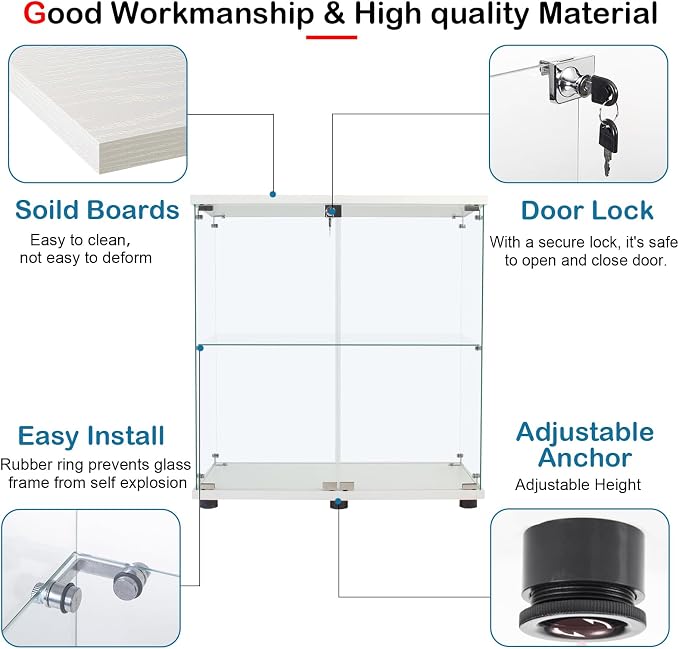 White - 2 Doors & 2 Shelves