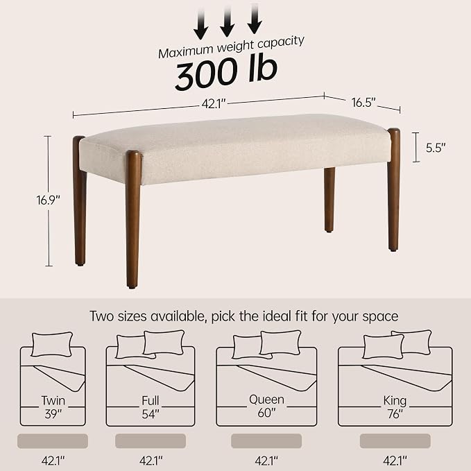 Beige With Walnut Leg