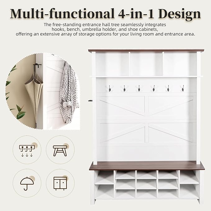 White/Storage Shelves