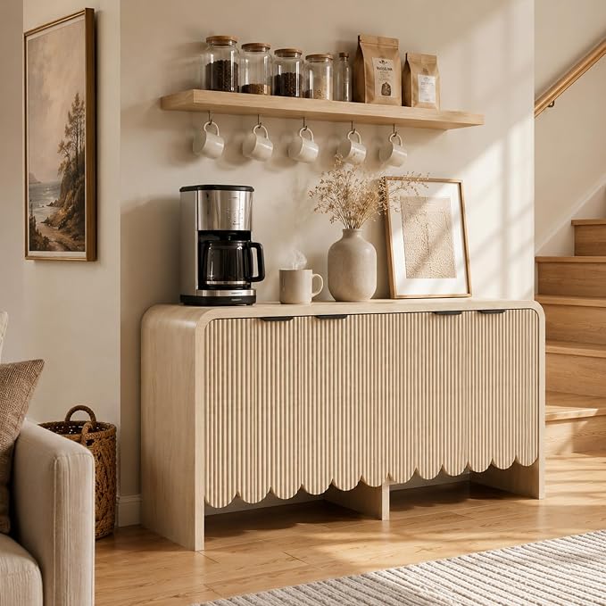 Beige-4 Door-buffet