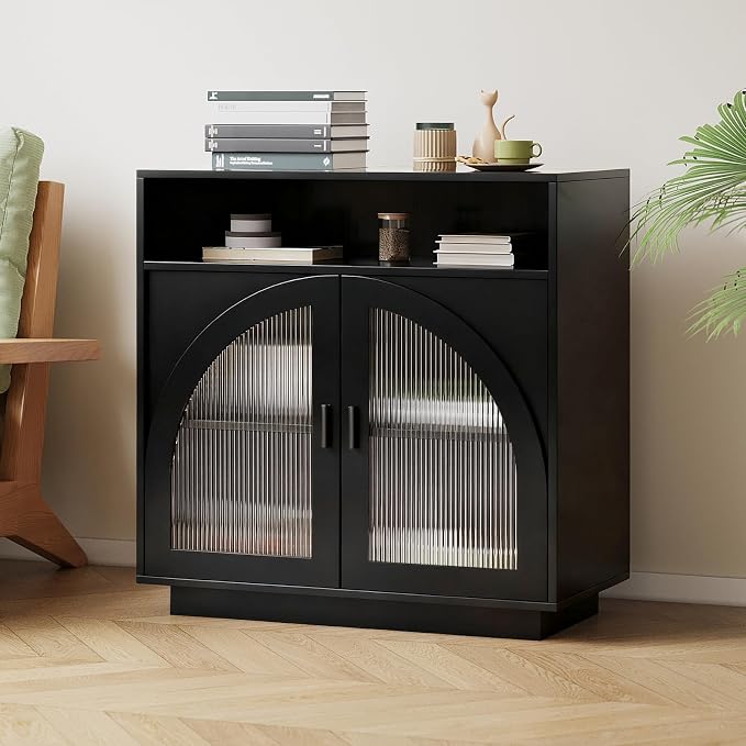 Sideboard W/Compartment_black