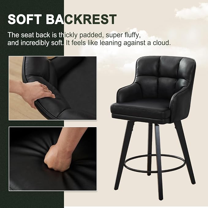 Black- Faux Leather