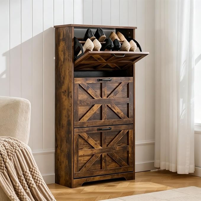 Brown(free Random Shoe Stool)