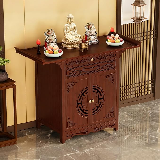 Rich Mahogany With Door