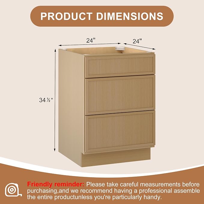 Natural With 3drawers