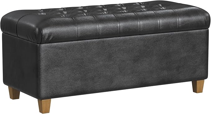 Black Faux Leather