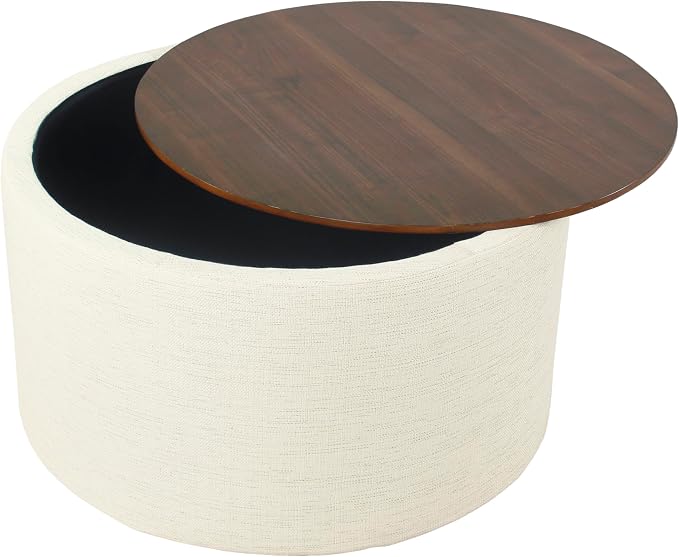 Stain-resistant Cream Woven