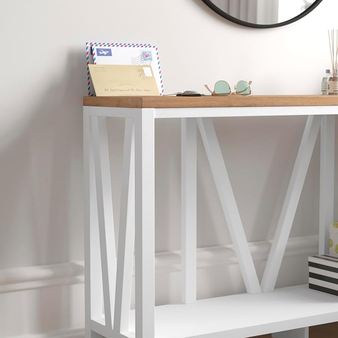 Brushed White Wash/Warm Oak