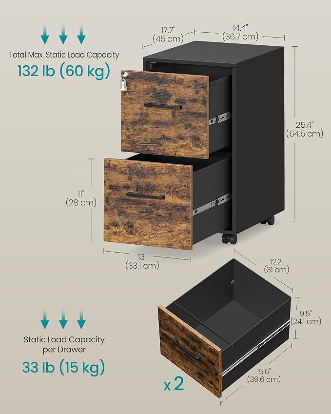Rustic Brown + Black
