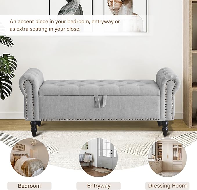 Faux Linen Light Grey