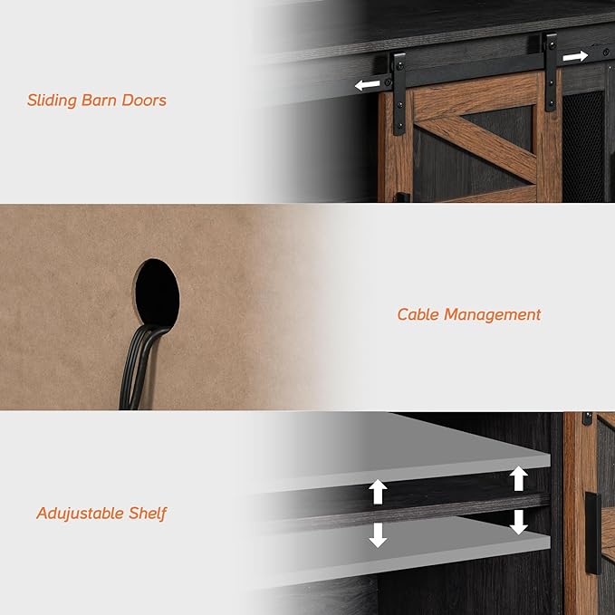 Antique Black & Brown