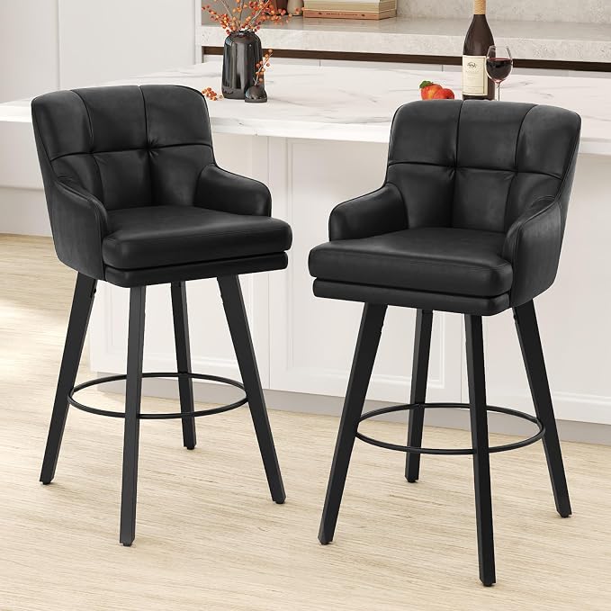 Black- Faux Leather