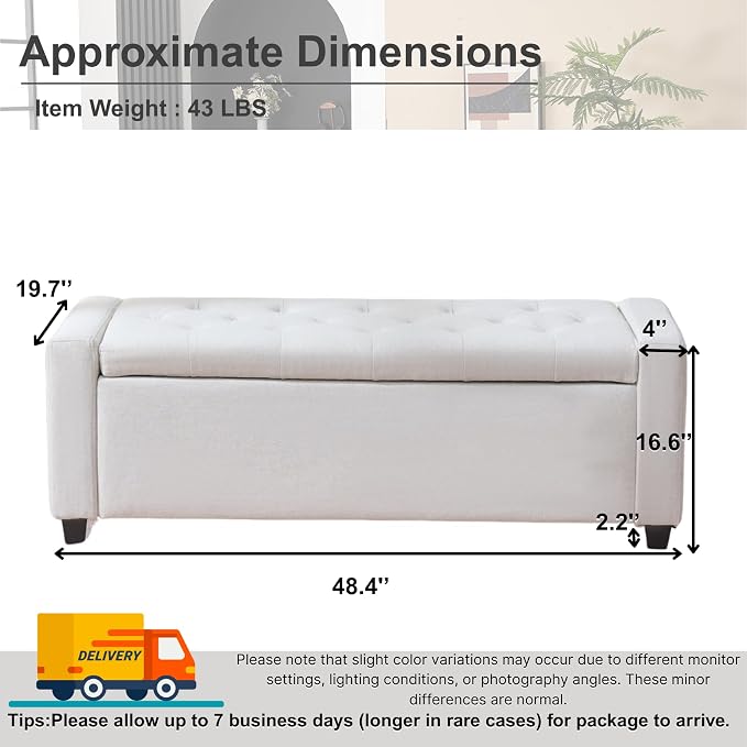Beige Linen 48.4''