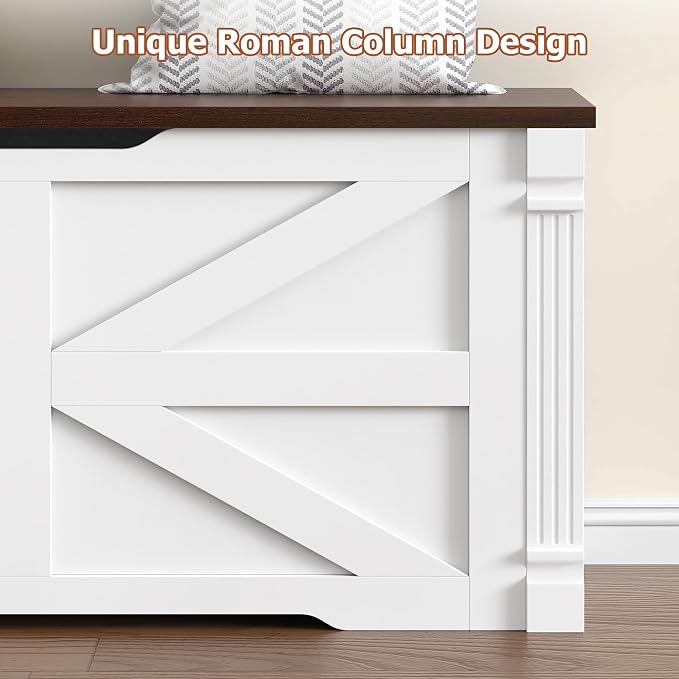 White + Walnut