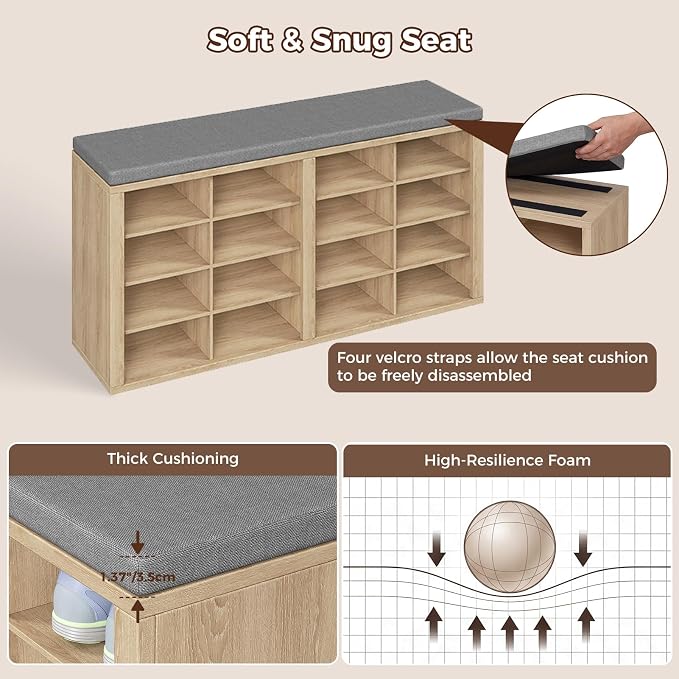 Natural Wood + Light Gray