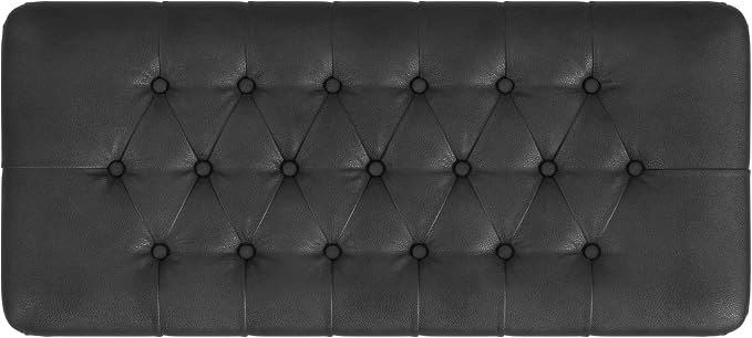 Black Faux Leather