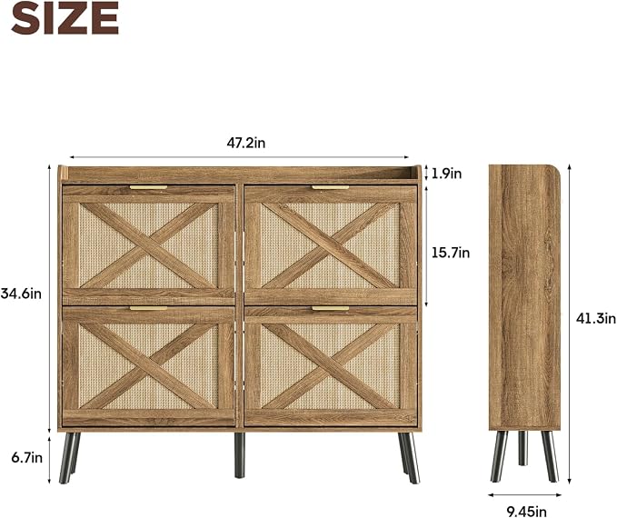 Rustic Oak Rattan