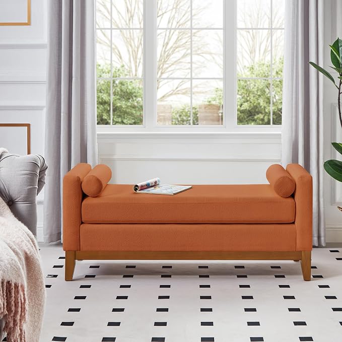 Dark Orange Boucle