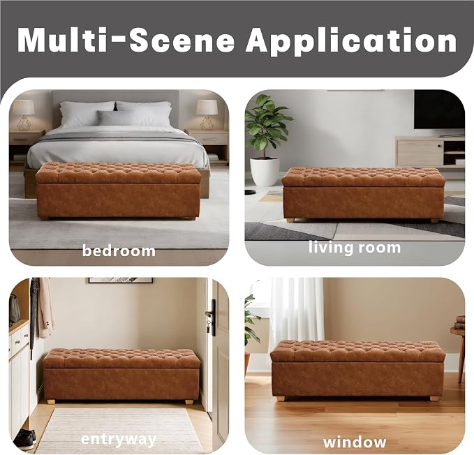 Storage Bench-brown