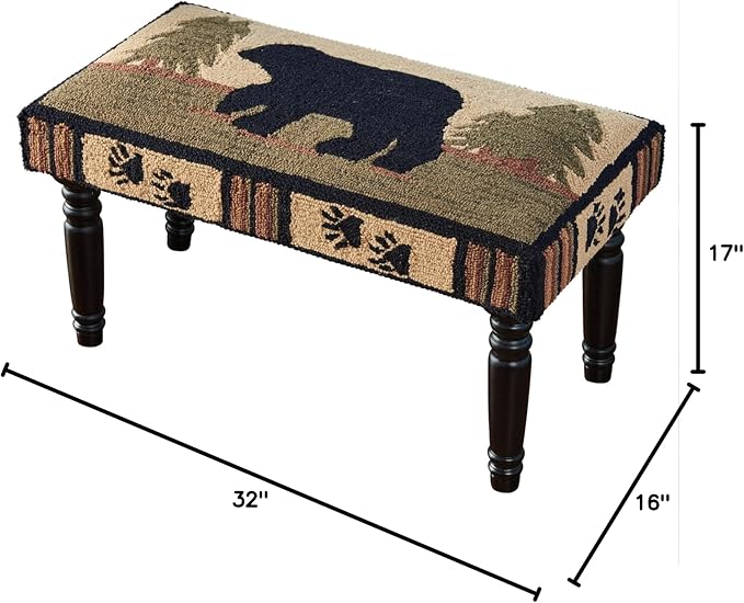 Adirondack Bear Bench