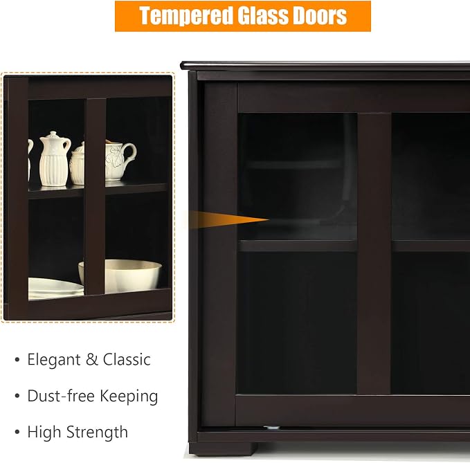 Coffee/Glass Sliding Door