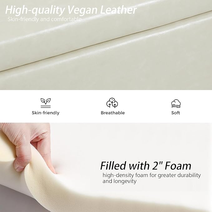Faux Leather-yellowish Beige