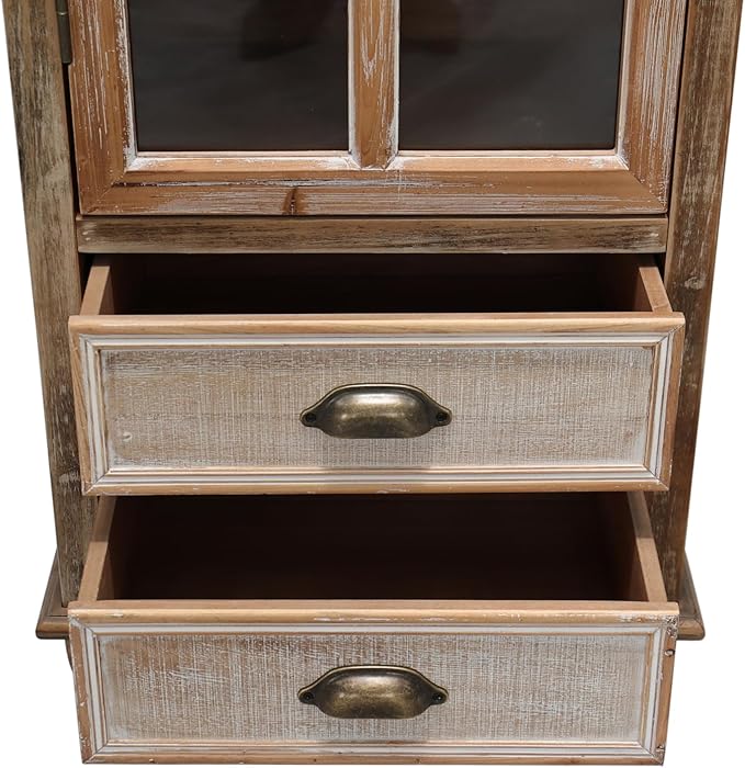 Glass Door- Antique Natural