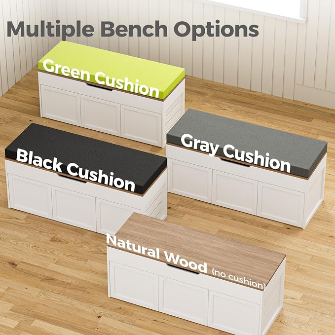 Bench+black Cushion