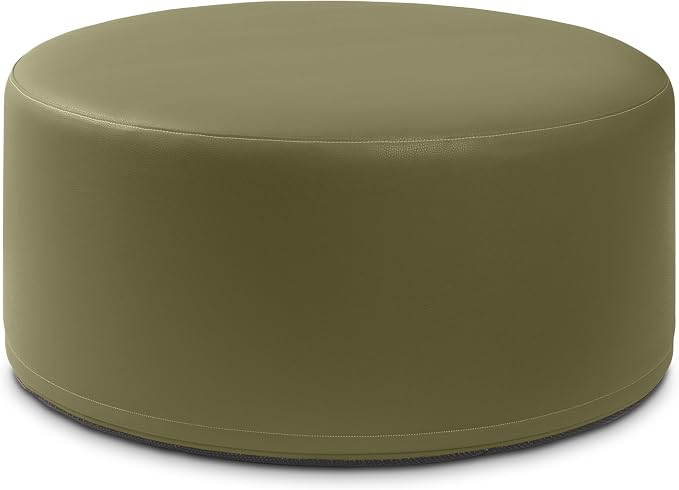 Faux Leather Olive Green