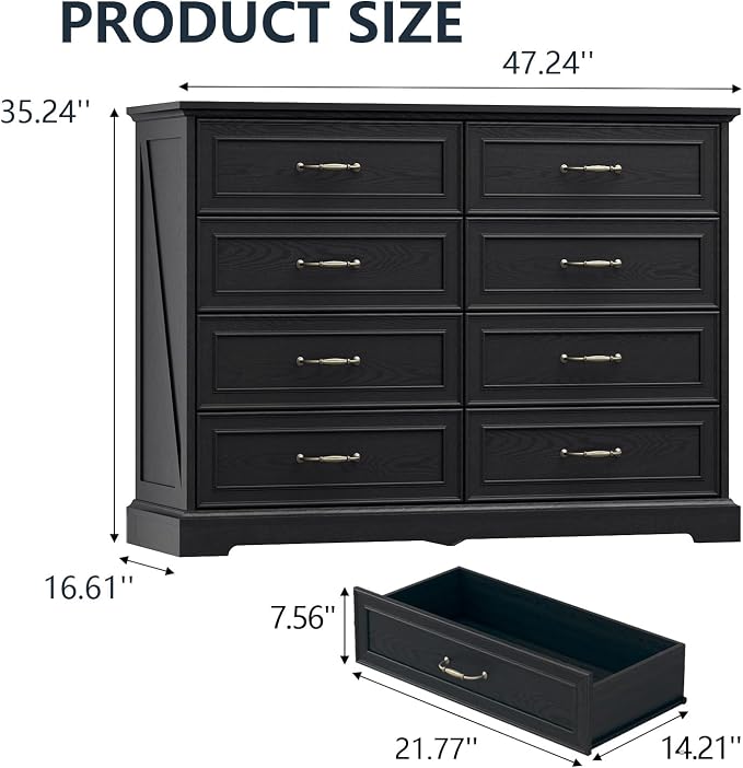 Black Wood Grain