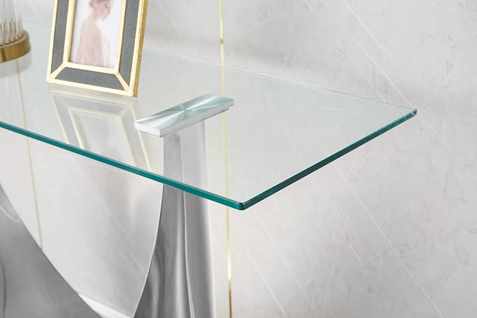 Silver Console Table