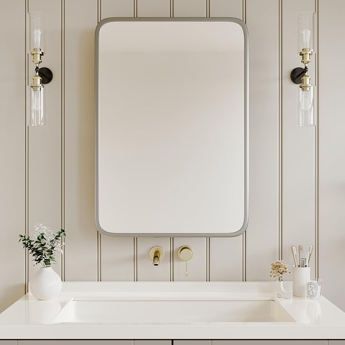 Brushed Nickel Metal Frame