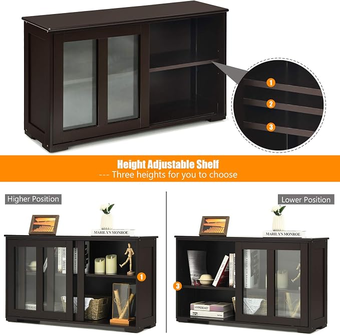 Coffee/Glass Sliding Door