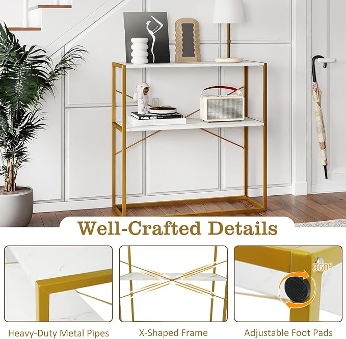 White & Gold